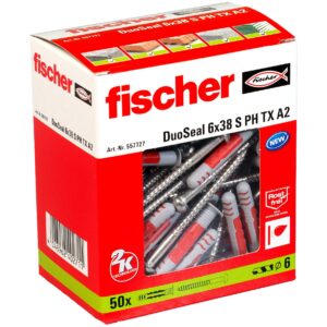 fischer DuoSeal 6 x 38 S PH TX A2 - 557727