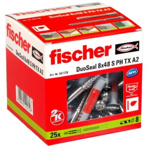 fischer DuoSeal 8 x 48 S PH TX A2 - 557728