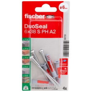 fischer DuoSeal 6 x 38 S PH TX A2 K NV - 557731