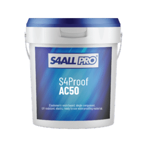 S4Proof AC 50 ELASTOMERIC RESIN BASED, SINGLE COMPONENT, UV RESISTANT, LIQUID WATERPROOFING MATERIAL