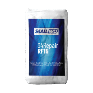 S4Repair RF 15 NONSHRINKAGE, RAPID SETTING, FLOWABLE, GROUT AND ANCHORING MORTAR (R4)