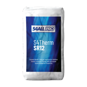 S4Therm SR 12 CEMENT BASED, POLYMER AND PUMICE ADDED INSULATION RENDER WITH INCREASED SOUND PROOFING FEATURE