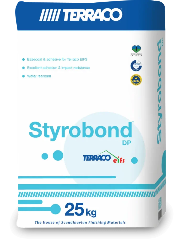 Terraco Styrobond DP EWI Basecoat & Adhesive 25kg – External Wall Insulation Adhesive Render