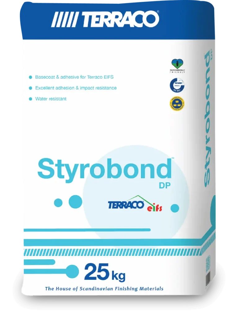 Terraco Styrobond DP EWI Basecoat & Adhesive 25kg – External Wall Insulation Adhesive Render