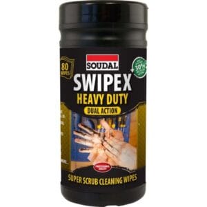 Soudal Swipex Wipes tub of 100 cleaning wipes