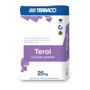 Terraco Terol Granule Cementitious Render 25kg - Medium Grain 1.5mm Tyrolean Finish Textured Render