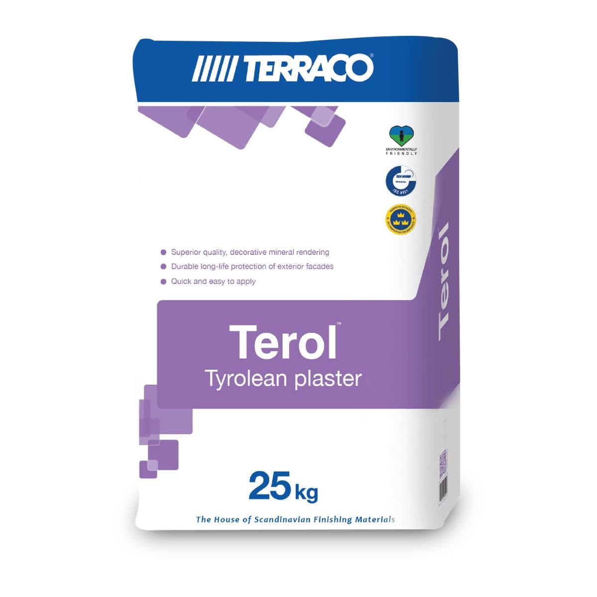 Terraco Terol Granule Cementitious Render 25kg - Medium Grain 1.5mm Tyrolean Finish Textured Render Terraco Terol Granule Cementitious Render 25kg - Medium Grain 1.5mm Tyrolean Finish Textured Render