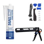 S4ALL PRO Starter Kit with All-In-One sealant, caulking gun and 10-piece finishing tool set